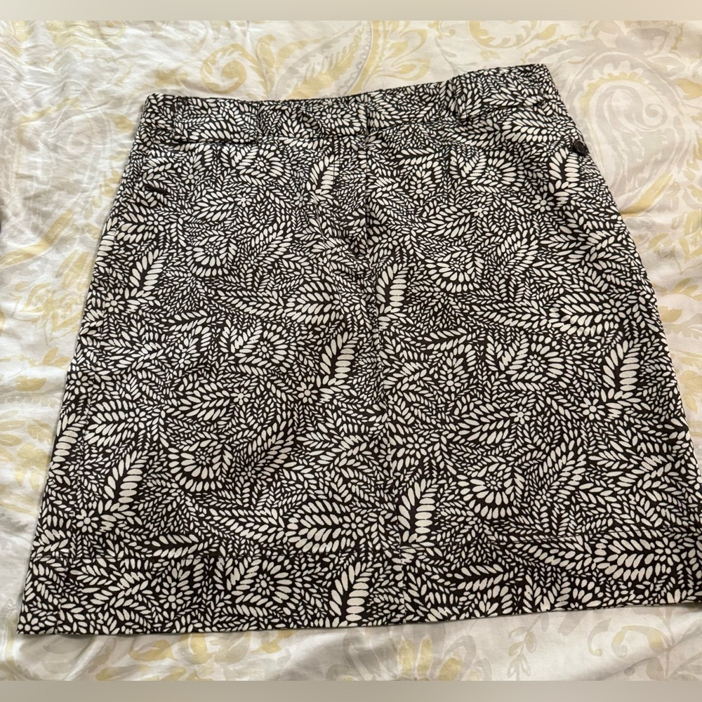 GW - Ms. Floral Skirt from Ann Taylor - Brown/Beige- Sz 14 - Picture 2 of 11